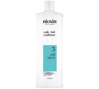 NIOXIN Scalp and Hair Thickening System 3 Après-Shampoing pour Cheveux Colorés, Secs et Abîmés, Légèrement Clairsemés [1 L]