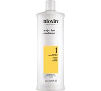 NIOXIN - System 1 - Après-shampooing fortifiant pour cheveux et cuir chevelu - Pour cheveux naturels avec affaiblissement léger - Avec niacinamide (1L)