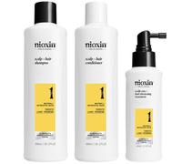 NIOXIN System 1 Kit Fidélité Épaississant Cuir Chevelu et Cheveux Pour Cheveux Naturels Légèrement Clairsemés