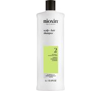 Nioxin System 2 Scalp + Hair Shampoo 1000ml - Shampooing pour cheveux naturels avec épaississement avancé