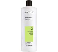 Nioxin System 2 Scalp + Hair Shampoo for Progressed Thinning Natural Hair 1000ml