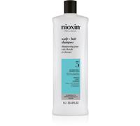 Nioxin System 3 Scalp + Hair Shampoo shampoing purifiant pour cheveux clairsemés colorés 1000 ml