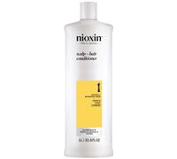 NIOXIN Système 1 Après-Shampoing Épaississant pour le Cuir Chevelu et les Cheveux Naturels Légèrement Clairsemés (1 L)