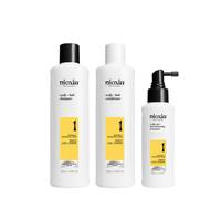 Nioxin Système 1 Kit Triphasique 150ml - kit cheveux légèrement clairsemés