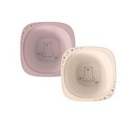 nip Bol à purée | Bol à bouillie durable et incassable pour bébé à partir de 4 mois. Bol ergonomique pour bébé composé de plus de 90% de matières premières renouvelables, idéal pour les aliments