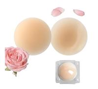 Nip Comfort Covers, Nipcomfort Seamless Covers Pair, Nip Comfort Nipple Covers, Silicone Nipple Covers Reusable Large (2.56in,Glue)