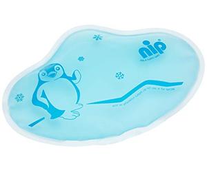 NIP - Coussin réfrigérant cooly - Gel - Bleu - Pingouin et paillettes - Coussin de refroidissement thérapeutique