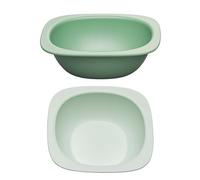 NIP Eat Green 38523-51 Lot de 2 bols bio sans mélamine ni bisphénol A Passe au lave-vaisselle et au micro-ondes Vert