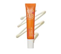 Nip+Fab Crème Yeux Vitamine C 10 %, Soin Éclat Anti-Âge Hydratant, 15 ml | Complexe Éclaircissant aux Peptides, Caféine Décongestionnante, Niacinamide Lissante, Formule Anti-Cernes Ciblée