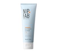 Nip+Fab Glycolic Fix Scrub, Gommage Visage Exfoliant AHA et BHA, 75 ml | Formule Double Action, Acide Glycolique 3 %, Acide Salicylique 0.1 %, Teint Éclatant, Pores Affinés, Parfum Pamplemousse