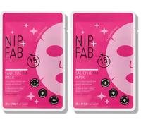Nip + Fab Salicylic Acid Fix, Masque en Feuille Avec Acide Salicylique, Acide Hyaluronique, Acide BHA, Fleur de Lotus, Nettoyant, 25 ml (Lot de 2)
