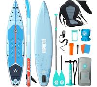 Niphean 380cm Paddle Gonflable, Capacité 280kg, Stand Up Paddle Touring avec Accessoires Sup Complets et Kick Pad, Paddle Gonflable Adulte et Jeunes pour Surf de Vitesse (Adapté aux Débutants)