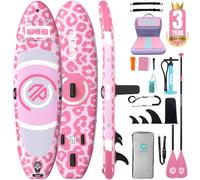 Niphean Paddle Gonflable Adulte avec Siège, (Ultraléger) Stand Up Paddle pour Femmes, Paddle Gonflable avec Aileron StabilTrac pour +30% Stabilité, Paddle Antidérapante pour Le Yoga et avec Animaux