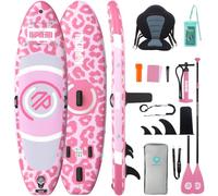 Niphean Paddle Gonflable Adulte avec Tous Les Accessoires, 320cm Planches de Stand Up Paddle Gonflables pour Tous Les Niveaux, Sup avec Capacité 200 kg pour 2 Personnes, Paddle Gonflable avec Siège