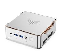 NiPoGi AI Mini PC P2, Ιntel Core 3 304, NPU + GPU AI Peak 24 Tops INT8 | jusqu'à 4,30 GHz, 12 Go LPDDR5 5600 MT/s 256 Go M.2 NVMe PCIe 3.0 SSD, mini-ordinateur W-11 Pro pour le bureau/école/maison.