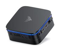NiPoGi AK1 Plus Mini PC Ιntel Alder Lake-N N100 (jusqu'à 3.4GHz) 12Go LPDDR5 4800MHz/256Go M.2 SSD,Ordinateur de Bureau,Tour PC 4K@60HZ HD Dual Display,TDP 15W,WiFi 2.4G/5G, RJ45,BT4.2,VESA