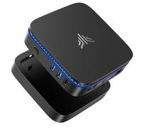 NiPoGi Pinova P1 Mini PC W-11 PRO AMD Ryzen R2544(4C/8T,Max 3.7GHz/4MB L3 Cache) 16Go DDR4(Max 32Go)/256Go SSD(Max 4To) Tour PC 4K UHD Triple Display/Wi-Fi5/BT4.2/RJ45 Pour Bureau Éducation Industriel