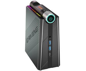 NiPoGi AM08 Pro Vertical RGB Mini PC à 3 Mode ΑΜD Ryzen 7 7735HS(jusqu'à 4,75GHz) 32Go Dual Bandes DDR5 1024Go M.2 NVme/SATA SSD Ordinateur de Bureau,4K Triple Display/WiFi 6/HDMI+Type-C Jeux Bureau