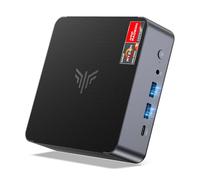NiPoGi AM21 Mini PC 32 Go DDR5 RAM, АMD Ryzen 9 6900HX (8C/16T, jusqu'à 4,9 GHz), 1024 Go SSD M.2 NVME PCIe3.0 SSD Mini-Ordinateur de Bureau WiFi 6, écran Quadruple 4K, 2X HDMI, USB4.0, Double LAN.