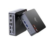 NiPoGi AM21 Mini PC ΑΜD Ryzen 7 8745HS(8C/16T, Max 4,9 GHz) 16Go DDR5 5600MHz(Max 96Go)+ 512Go M.2 NVMe SSD(Max 4 To)4K Quad Affichage(USB4/HDMI 2.1/Type-C) WiFi 6/BT 5.2/Dual LAN Ordinateur de Bureau