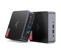 NiPoGi AM21 Mini PC, АMD Ryzen 9 6900HX (8C/16T, jusqu'à 4,9 GHz), 16 Go DDR5 512 Go M.2 SSD Mini-Ordinateur de Bureau WiFi 6 pour Le Bureau/l'école, écran Quadruple 4K, 2X HDMI, USB4.0, Double LAN.