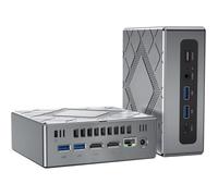NiPoGi Mini PC Ιntel Core i5-12450H(8C/12T,Max 4,4 GHz) CK10 Dual Slots 32Go DDR4 512Go M.2 NVMe SSD Ordinateur de Bureau 4K UHD, WiFi6/Type C/BT5.2/RJ45 pour Cinéma Maison Bureau IOT