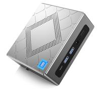 NiPoGi CK10 Mini PC Ιntel Core i5-12600H(12C/16T, jusqu'à 4,5 GHz), 16Go DDR4 512GB NVME M.2 SSD Mini Ordinateur de Bureau W-11 Pro, Graphique Ιntel Iris Xe, 2X HDMI + VGA 4K UHD Triple écran, WiFi 6.