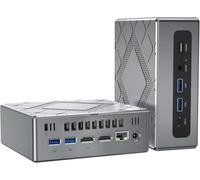 NiPoGi CK10 Mini PC W11 Pro Ιntel Core i5 12600H(4,5GHz,12C/16T,18MB Cache) Ordinateur de Bureau 16GB+16GB RAM 3200MHz+512GB M.2 NVMe SSD, WiFi6/BT5.2/2*HDMI+ 1*VGA Triple Display 4K UHD/Type C/RJ45