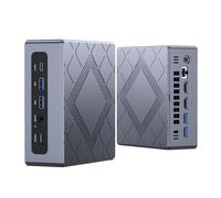 NiPoGi CK10 Mini PC W11 Pro Ιntel Core i5 12600H(4,5GHz,12C/16T,18MB Cache) Ordinateur de Bureau 32GB RAM 3200MHz(16+16GB)+512GB M.2 NVMe SSD,WiFi6/BT5.2/2*HDMI+1*VGA Triple Display 4K UHD/Type C/RJ45