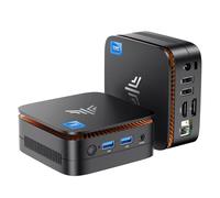 NiPoGi E1 Mini PC Ιntel Alder Lake N97 (Max 3,6 GHz) 16 Go DDR4, 512 Go SSD, HDMI 2.0+DP 1.4 Dual UHD 4K Display Ordinateur de Bureau,RJ45 LAN/2.4+5G WiFi/BT4.2/Tour PC Plus Petit
