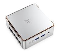NiPoGi E2 Mini PC Ιntel Twin Lake N150 (jusqu'à 3,6 GHz), 16 Go DDR4 256 Go M.2 SSD Mini Ordinateur de Bureau, Double écran 4K, HDMI 2.0, DP, Double WiFi, Tour PC avec VESA pour école/Bureau.