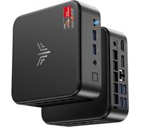 NiPoGi E3B Mini PC 16Go LPDDR4 1T SSD, AMD Ryzen 5 7530U(Jusqu'à 4,5 GHz) | Micro Ordinateur Bureau AMD Radeon pour Bureau/Home Cinéma/Réunion/Affaires/Voyage【WiFi 6/Buetooth 5,2/DP+HDMI/USB-C】