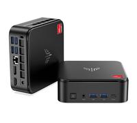 NiPoGi E3B Mini PC ΑΜD Ryzen 5 7430U(Max 4.3GHz,6C/12T, Mieux Que 5500U/5675U),16Go RAM/512Go SSD,Mini Ordinateur de Bureau Étude Multimédia, 4K Triple Display/WiFi 6/BT 5.2/VESA Supporté