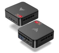 NiPoGi E3B Mini PC ΑΜD Ryzen 5 7530U (Max 4,5GHz, Meilleur Que 7430U), 16 Go LPDDR4X/1 to SSD, W-11 Pro/WiFi 6/BT 5.2/4K Triple, Mini Ordinateur pour Bureau, E-Learning, Montage Vidéo & Home Cinéma
