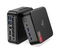 NiPoGi E3B Mini PC ΑΜD Ryzen 5 7530U (Max 4,5GHz, Meilleur Que 7430U), 16 Go LPDDR4X/512 Go SSD, W-11 Pro/WiFi 6/BT 5.2/4K Triple, Mini Ordinateur pour Bureau, Home Cinéma, Montage Vidéo & E-Learning
