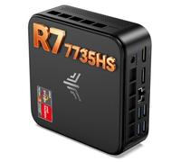NiPoGi E3B Mini PC АMD Ryzen 7 7735HS(Meilleur Que R7 6800H/R5 5730U, jusqu'à 4,75 GHz, 8C/16T), 24 Go LPDDR5 1 to M.2 NVMe PCIe 3.0 SSD Mini Ordinateur W-11 Pro pour Bureau/l'école, Triple écran 4K.