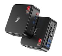 NiPoGi E3B Mini PC par ΑΜD Ryzen 5 7430U(Max 4.3GHz,6C/12T, Mieux Que 5500U/5650U/5675U),16Go RAM/512Go SSD,Mini Ordinateur de Bureau Étude,WiFi 6/BT 5.2/4K Triple Display/VESA Supporté