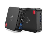 NiPoGi E3B Mini PC W-11 Pro AΜD Ryzen Embedded V2748(8C/16T,Max 4.3GHz,Mieux Que 5825U/7730U) 16GB DDR4 512GB SSD,Triple Display 4K UHD(Type-C+HDMI2.0+DP1.4)/WiFi 6/BT5.2/RJ45 Ordinateur de Bureau