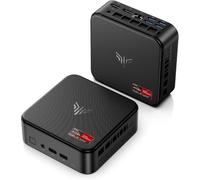 NiPoGi E3B Mini PC W-11 Pro, АMD Ryzen 7 7730U (8C/ 16T, jusqu'à 4,50 GHz) | 16 Go RAM 512 Go M.2 SSD Mini Ordinateur pour l'école/ bureau/ maison, DP, HDMI 2.0, Type-C, WiFi 6, 4K Triple écran