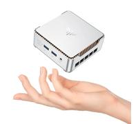 NiPoGi Essenx E2 Mini PC, Ιntel Alder Lake-Ν97(jusqu'à 3,60 GHz), 16 Go DDR4 256 Go M.2 SSD Mini Ordinateur de Bureau pour Bureau/école, Double WiFi, HDMI 2.0, DP, 4K Double écran Mini Tour PC.