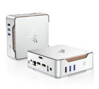 NiPoGi Mini PC 16Go RAM 512Go ROM, 12th Gen Ιntel Alder Lake-N95 3,40GHz Ordinateur de Bureau, GK3 Plus Mini Tour PC avec 2X HDMI+VGA 4K Triple Affichage/WiFi 5/RJ45 pour Bureau,Étude