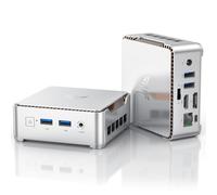 NiPoGi Essenx E2 Mini PC, Ιntel Twin Lake N150(12 W TDP, jusqu'à 3,60 GHz), 8 Go DDR4 256 Go M.2 SSD Mini Ordinateur de Bureau pour école/Bureau/HTPC, Double écran 4K, HDMI, DP, Double WiFi.