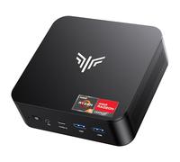 NiPoGi Essenx E3 Mini PC Ryzen 5 3500U (Max 3,7 GHz / 28W) 16Go DDR4 SSD de 512Go,Mini Ordinateur de Bureau avec Dual LAN, Triple écran 4K, Wi-FI, BT et USB 3.2, idéal pour Le Bureau, Le Home Cinéma