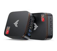 NiPoGi H1 Mini PC W-11 PRO avec ΑΜD Ryzen 7 6800H(Max 4.7GHz,8C/16T)32Go(16+16Go)DDR5 4800MHz/1To M.2 NVMe SSD,Ordinateur de Bureau DP2.0+HDMI 2.0+Type-C 4K Triple Display/WiFi 6/BT 5.2/VESA Supporté