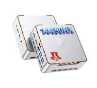 NiPoGi Hyper H2 Mini PC, 14th Gen Ιntel Core i5-14450HX (10C/16T, jusqu'à 4,80 GHz), 32 Go DDR4 1024 Go M.2 NVMe SSD Mini Ordinateur de Bureau W-11 Pro, Écran Triple 4K, WiFi 6, HDMI, DP, Type-C.