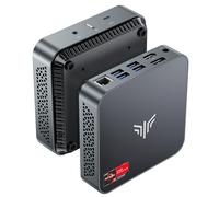 NiPoGi Mini PC AMD Ryzen 7 5700U(Jusqu'à 4,3 GHz,8C/16T),16 Go DDR4 512 Go SSD Micro Ordinateur, Radeon RX Vega 8 pour Bureau/Home Cinéma/Réunion/Affaires/Voyage【WiFi 6/Buetooth 5,2/DP+HDMI/USB-C】