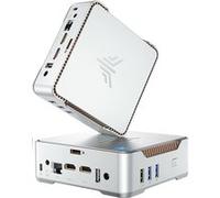 NiPoGi Mini PC -GK3 Plus, Processeur Intel Alder Lake-N97 -3,60 GHz, Windows 11, 16GB RAM 512GB ROM, Dual HDMI+VGA/WiFi 5/BT 4.2/RJ45 Argent