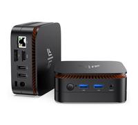 NiPoGi Mini PC Ιntel Alder Lake N95 (jusqu'à 3,4 GHz) 8Go DDR4+256Go SSD,2.4+5G WiFi/BT4.2/HDMI 2.0+DP 1.4 Dual Display 4K@60Hz UHD