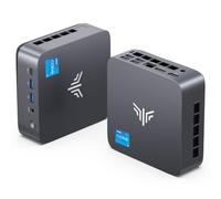 NiPoGi CK10 Mini PC W-11 Pro, Ιntel Core i5-12600H(12C/16T, jusqu'à 4,5 GHz),16Go DDR4 512Go NVME M.2 SSD Mini Ordinateur de Bureau WiFi 6, Graphique Ιntel Iris XE, 2X HDMI + VGA 4K UHD Triple écran