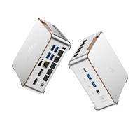 NiPoGi Essenx E2 Mini PC W-11 Pro, Ιntel Alder Lake-Ν95(jusqu'à 3,4 GHz), 16 Go DDR4 256 Go M.2 SSD Mini Ordinateur de Bureau, Double WiFi/HDMI 2.0/ DP/4K Double écran Mini Tour PC pour Bureau/école.